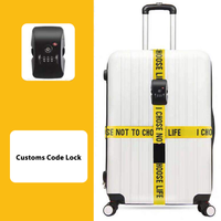 Thumbnail for Password Lock Crossbody Travel Case Tsa Sea Port Lock Support Luggage Strap Reinforcement
