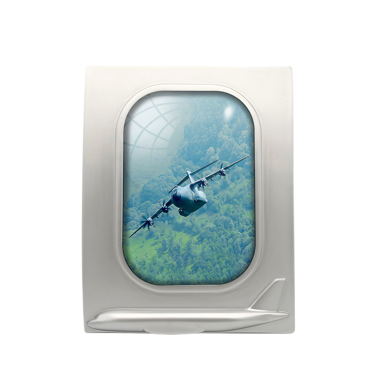 Cruising Airbus A400M Designed Airplane Window Photo Frame