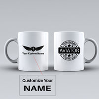 Thumbnail for 100 Original Aviator Designed Ceramic White Mugs