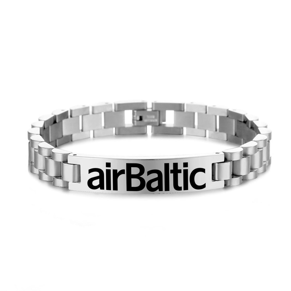 Airbaltic Airlines Designed Stainless Steel Chain Bracelets