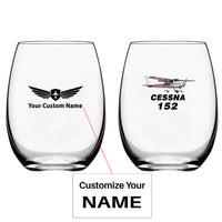 Thumbnail for The Cessna 152 Designed Water & Drink Glasses