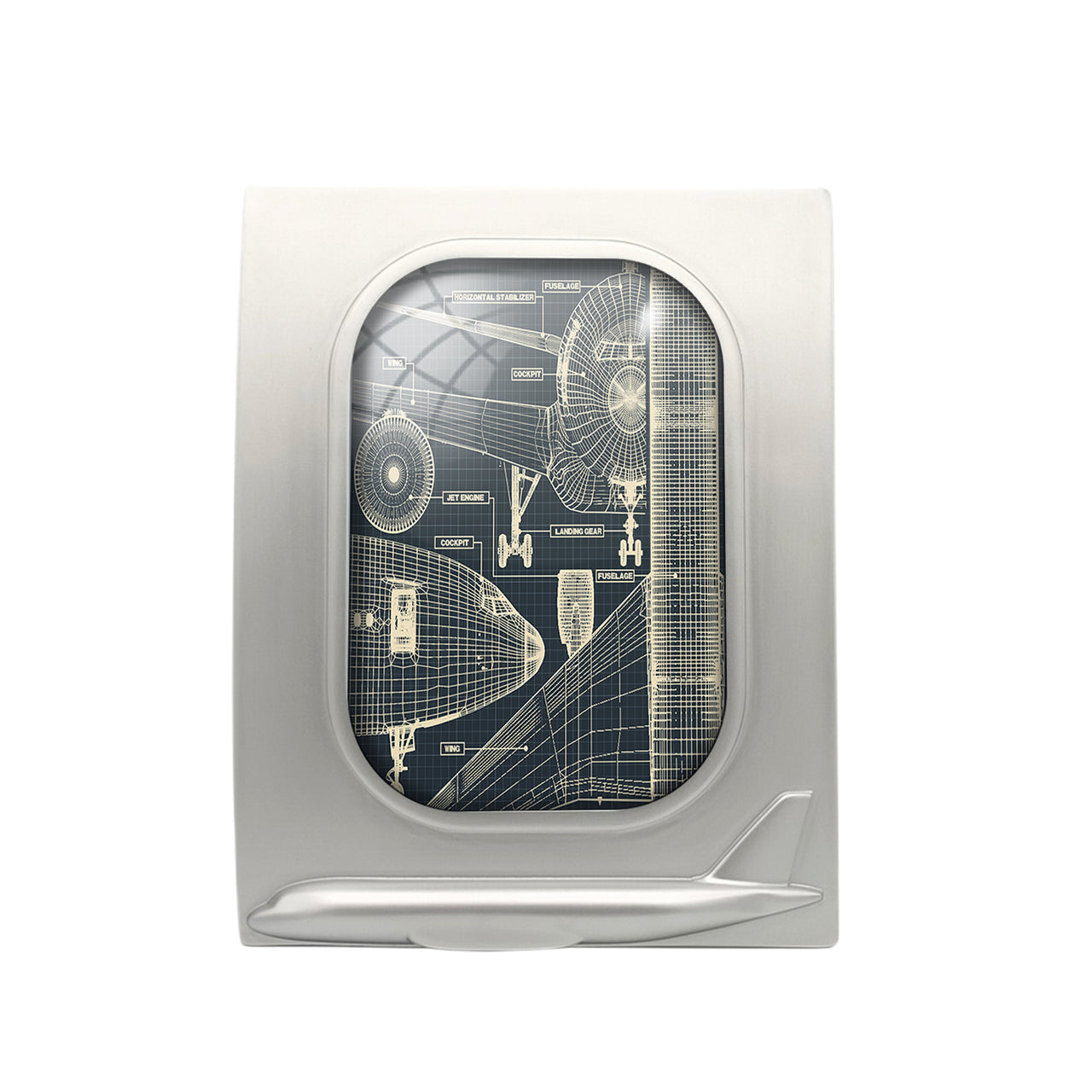 Airplanes Fuselage & Details Designed Airplane Window Photo Frame