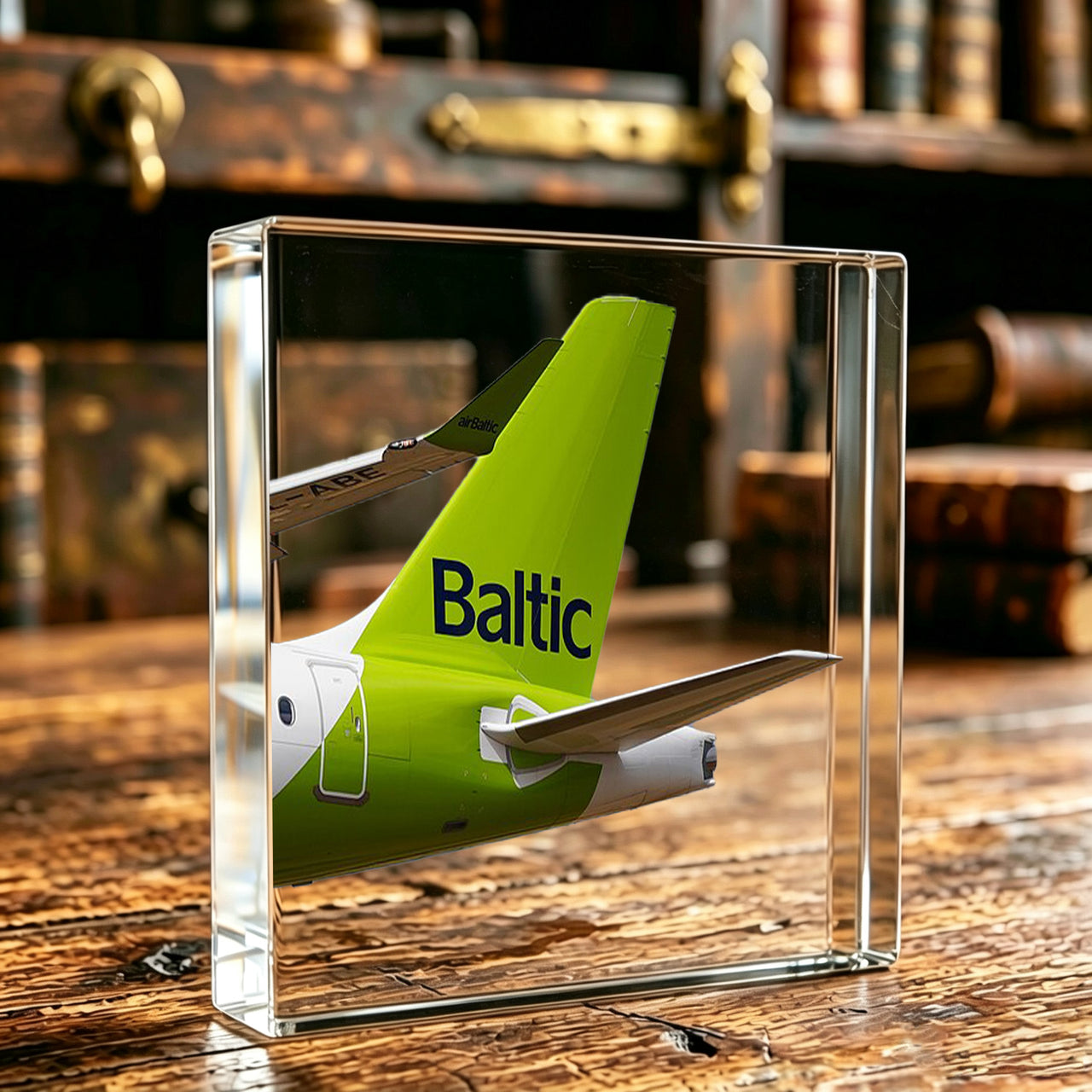 airBaltic Tail Logo Crystal Ornament