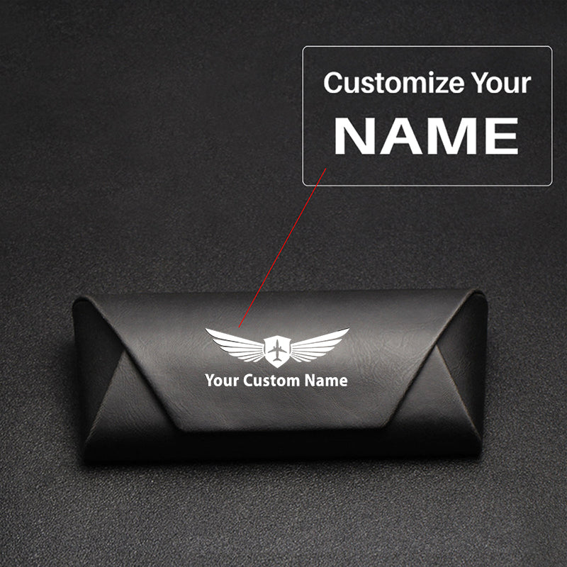 Your Custom Design & Image & Logo & Text Design High End Handmade Retro PU Leather (2) Glasses Case