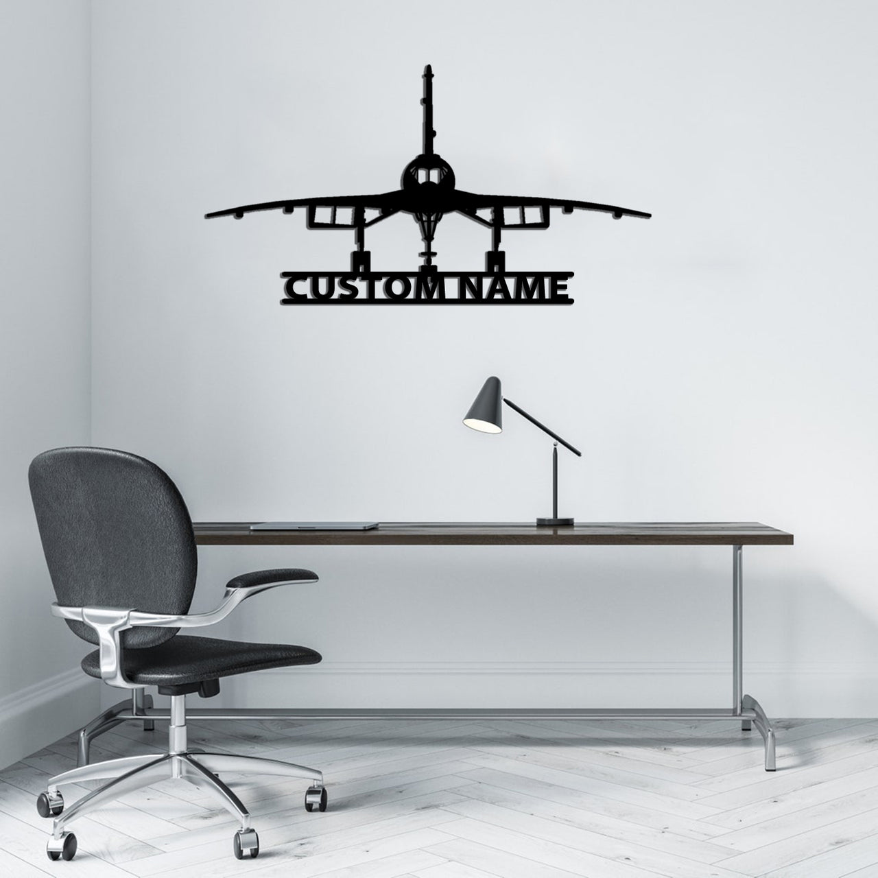 Concorde Silhouette Designed Wall Metal Signs