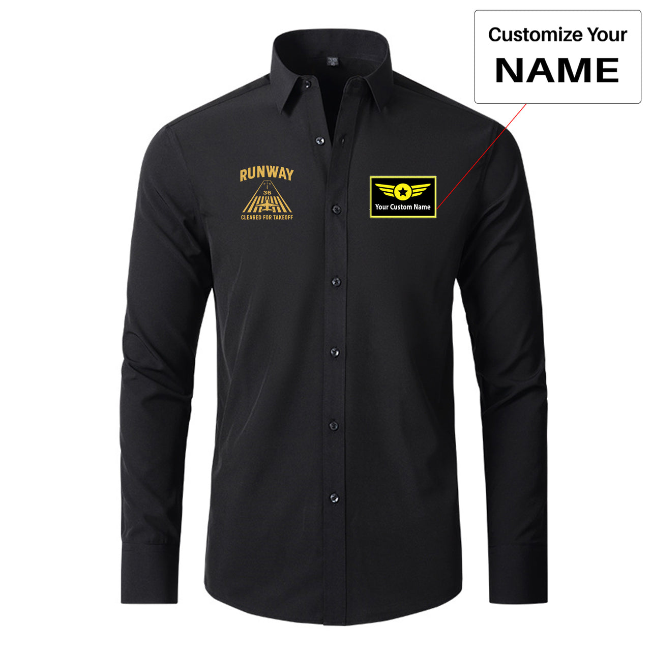 Cleared For Takeoff Designed Long Sleeve Shirts