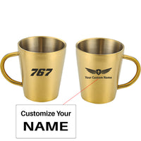Thumbnail for 767 Flat Text Designed Stainless Steel Coffee Mugs
