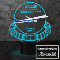 Thumbnail for ANA All Nippon Airways Airbus A321 Designed 3D Lamp