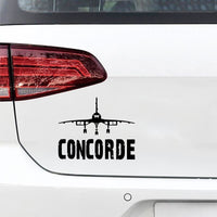 Thumbnail for Concorde & Plane Designed Car Sticker