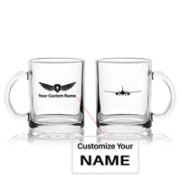 Thumbnail for Airbus A350 Silhouette Designed Coffee & Tea Glasses