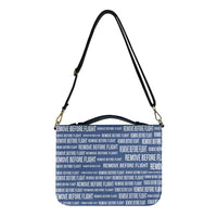Thumbnail for Remove Before Flight 3Blue Designed PU Accessories Bags Strap Style