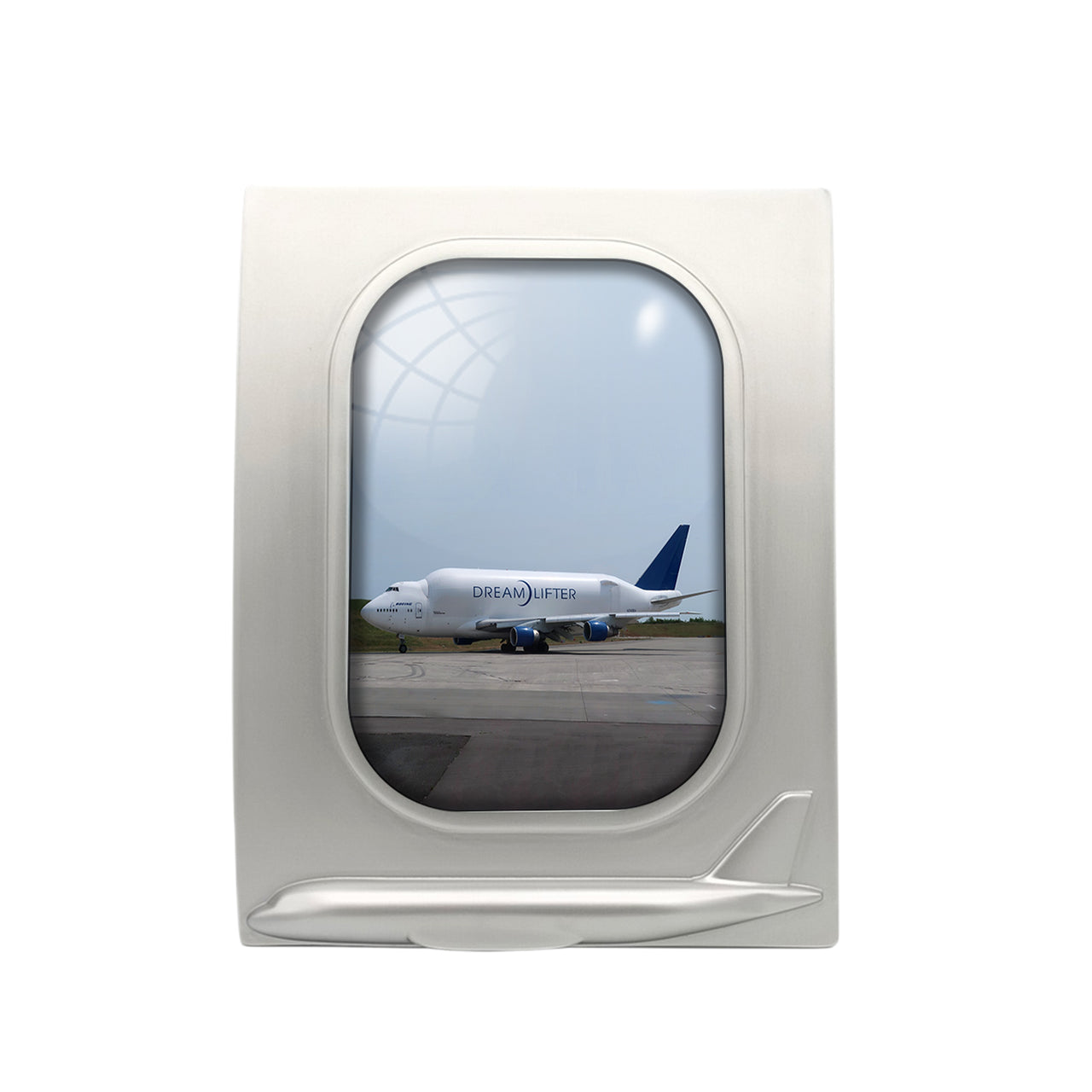 Boeing Dreamlifter Designed Airplane Window Photo Frame