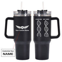 Thumbnail for Aviation DNA Designed 40oz Stainless Steel Car Mug With Holder