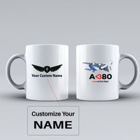 Thumbnail for Airbus A380 Love at first flight Designed Ceramic White Mugs