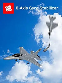 Thumbnail for F16 Hawk 4CH RC Airplane RTF (Xpilot, 1-Key Aerobatic) 761-10 - view 11