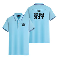 Thumbnail for Cessna 337 & Plane Designed Stylish Polo T-Shirts (Double-Side)