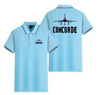 Thumbnail for Concorde & Plane Designed Stylish Polo T-Shirts (Double-Side)