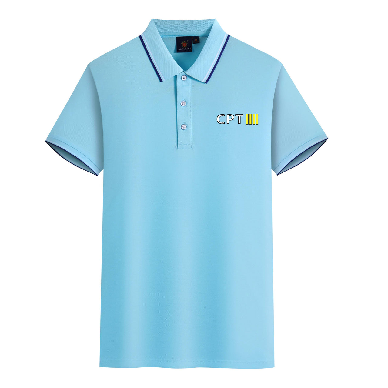 CPT & 4 Lines Designed Stylish Polo T-Shirts