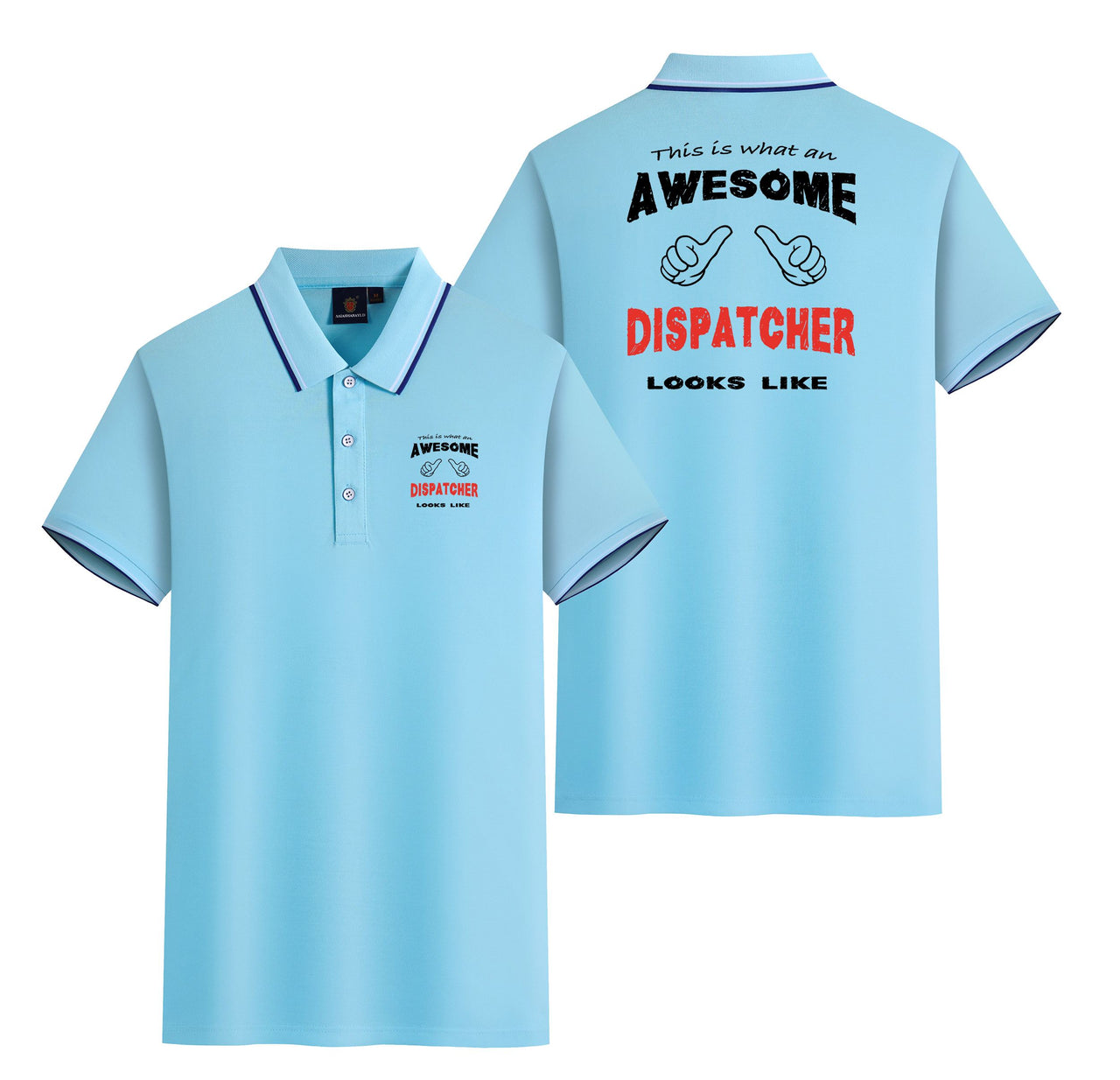 Dispatcher Designed Stylish Polo T-Shirts (Double-Side)