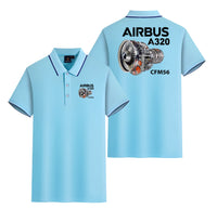 Thumbnail for Airbus A320 & CFM56 Engine Designed Stylish Polo T-Shirts (Double-Side)