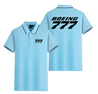 Thumbnail for Boeing 777 & Text Designed Stylish Polo T-Shirts (Double-Side)