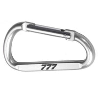 Thumbnail for 777 Flat Text Designed Aluminum Alloy Carabiner Key chains