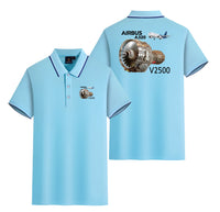 Thumbnail for Airbus A320 & V2500 Engine Designed Stylish Polo T-Shirts (Double-Side)
