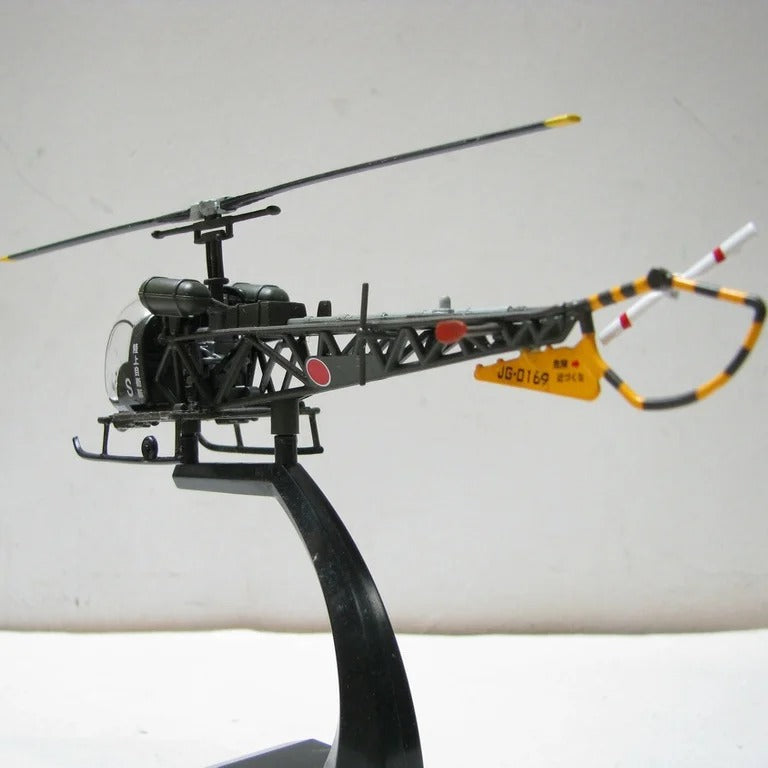 Diecast 1:72 Scale IXO H-13H SIOUX Alloy Helicopter Diecast Toy Model Fighter Military Flying