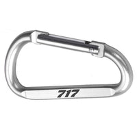 Thumbnail for 717 Flat Text Designed Aluminum Alloy Carabiner Key chains