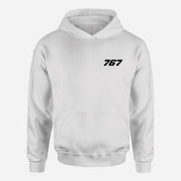 Thumbnail for 767 Flat Text Designed Hoodies