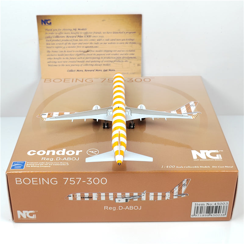 Condor Airlines Boeing B757-300 D-ABOJ Airplane Model (1:400 Scale)