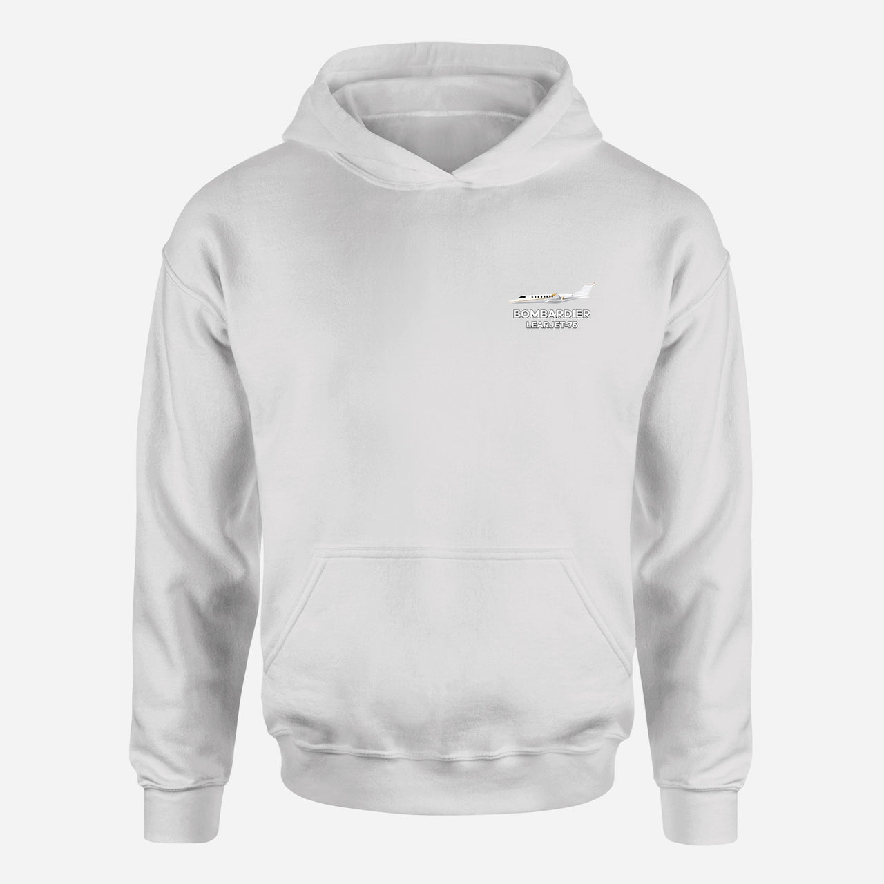The Bombardier Learjet 75 Designed Hoodies