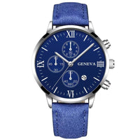 Thumbnail for Quartz Watch Men Roman Dial Watch Fashion Round Date Quartz Watch