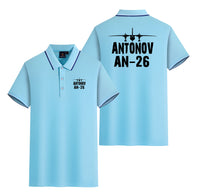 Thumbnail for Antonov AN-26 & Plane Designed Stylish Polo T-Shirts (Double-Side)