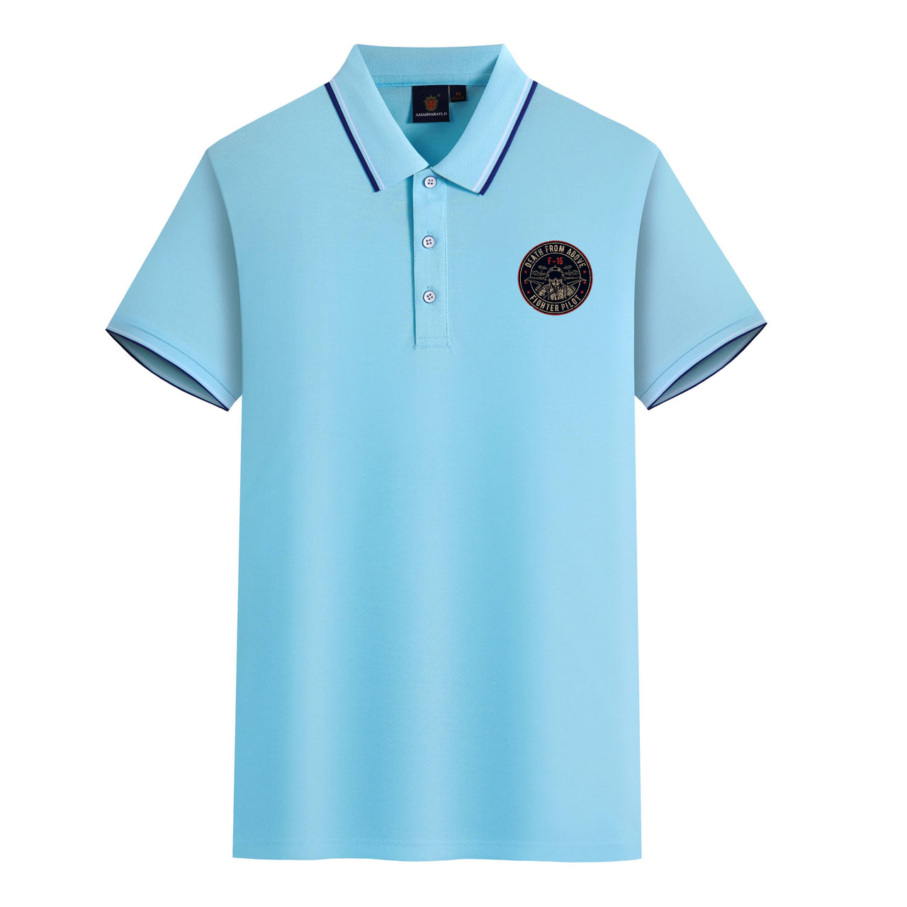 Fighter Jet 16 - Death From Above Designed Stylish Polo T-Shirts