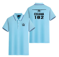 Thumbnail for Cessna 182 & Plane Designed Stylish Polo T-Shirts (Double-Side)