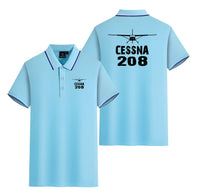 Thumbnail for Cessna 208 & Plane Designed Stylish Polo T-Shirts (Double-Side)
