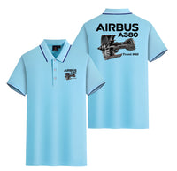 Thumbnail for Airbus A380 & Trent 900 Engine Designed Stylish Polo T-Shirts (Double-Side)