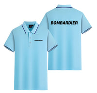 Thumbnail for Bombardier & Text Designed Stylish Polo T-Shirts (Double-Side)