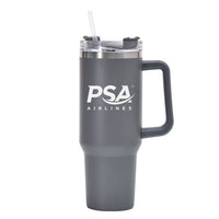 Thumbnail for PSA Airlines 40oz Stainless Steel Car Mug With Holder