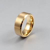 Thumbnail for Your Custom Design Text Design  Men's Pure Tungsten Gold Ring