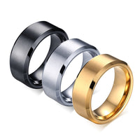 Thumbnail for Your Custom Design Text Design  Men's Pure Tungsten Gold Ring