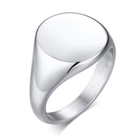 Thumbnail for Your Custom Design & Image & Logo & Text Design  14MM Stainless Steel Smooth Ring (2)