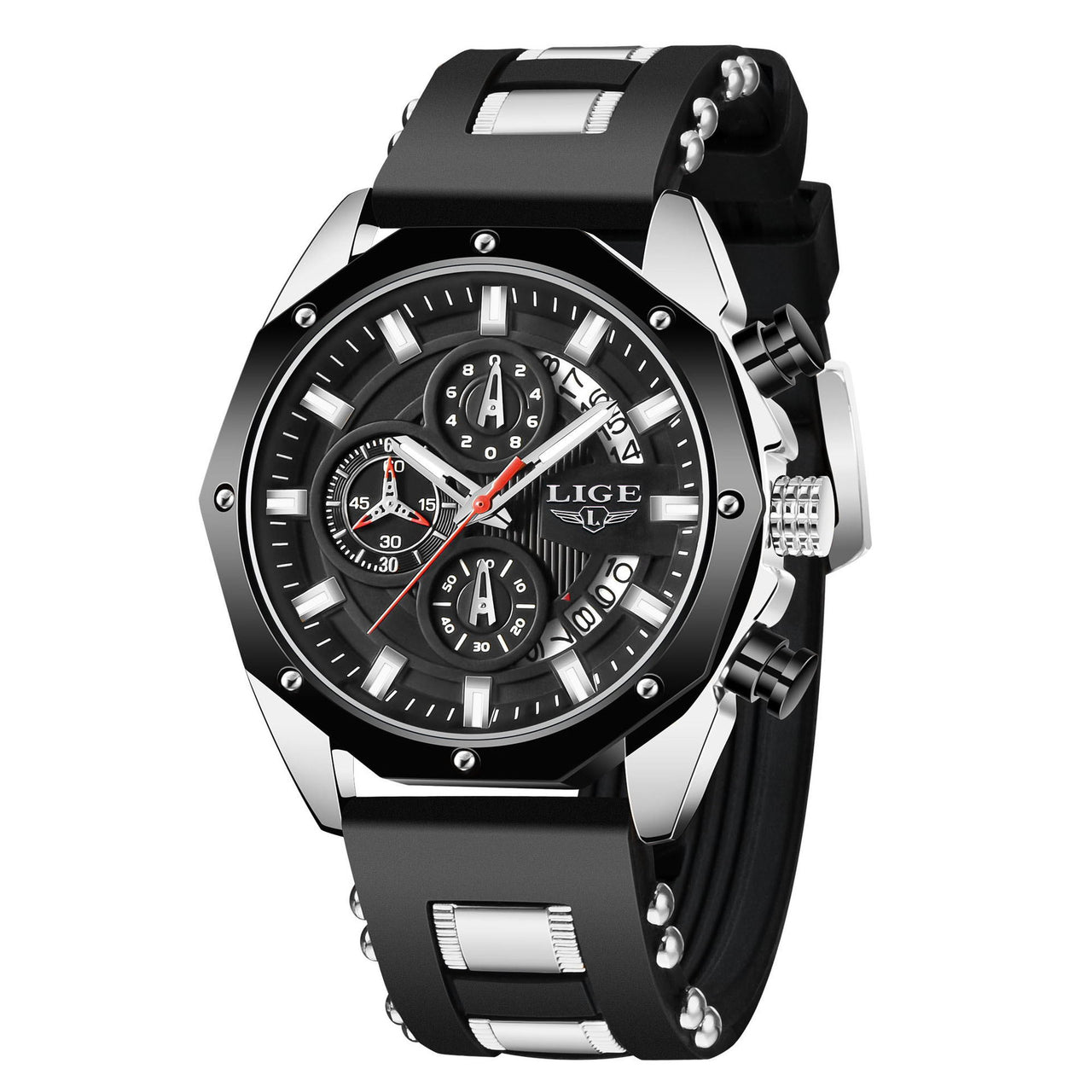 Top Brand Luxury Silicone Sport Watch Quartz Men Watche