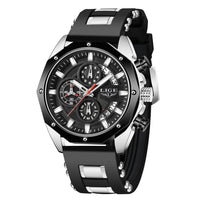 Thumbnail for Top Brand Luxury Silicone Sport Watch Quartz Men Watche