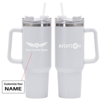 Thumbnail for Aviation Designed 40oz Stainless Steel Car Mug With Holder