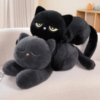 Thumbnail for Black Cat Plush Pillow Cushion Cute Sleeping Design Gift for Cat Lovers
