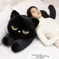 Thumbnail for Black Cat Plush Pillow Cushion Cute Sleeping Design Gift for Cat Lovers