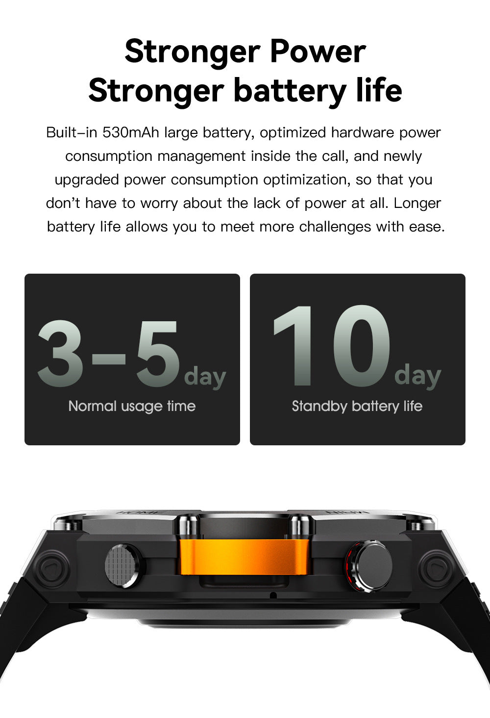 Rugged Military Smartwatch: Men's Outdoor Sports Watch with GPS Tracking, 5ATM Waterproof & HD Bluetooth Calls