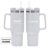 Thumbnail for Nok Airlines 40oz Stainless Steel Car Mug With Holder